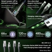 REMAX RC-C117 1.2m 66W USB to Type-C